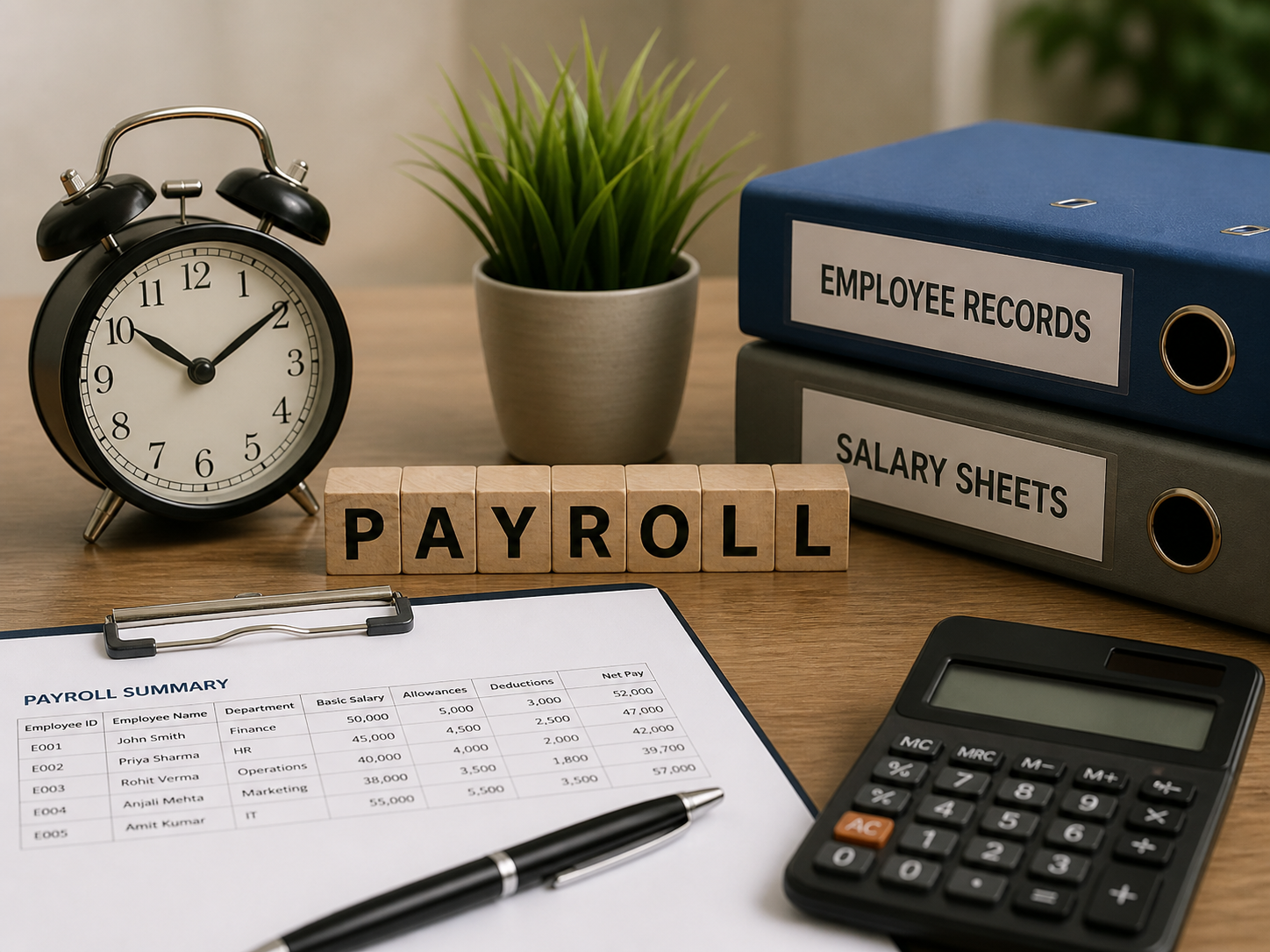 Payroll Processing & TDS/TCS Compliance